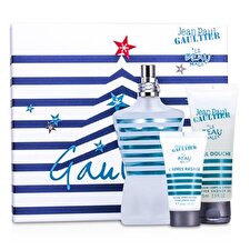 Jean Paul Gaultier Le Beau Male Coffret: Eau de Toilette Spray 125ml/4.2oz + All Over Duschgel 75 ml / 2,5 Unzen + After Shave Balm 30 ml / 1 Unze 3pcs