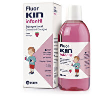Kin Fluorkin Infantil Anti-cavity Mouthwash #strawberry 500ml