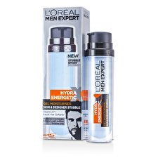 L'Oreal Men Expert Hydra Energetic Skin & Designer Stubble Gel Moisturiser (Pump) 78201733 50ml/1.7oz