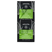 Apivita Express Beauty Mascarilla Facial Hidratante Y Refrescante Con Aloe 2x 8ml