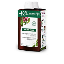 Klorane A La Quinine And Edelweiss Bio Strengthening Shampoo Duo 2x 400ml