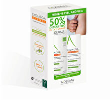 A-derma Exomega Control Foaming Emollient Gel Set 2x 500ml