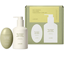 Lab 1899 Set Lab 1899: Red Ginseng Collagen Moisturising Body Lotion 250ml & Red Ginseng Collagen Improves Skin Elasticity Hand Cream 50ml