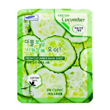 3W Clinic Mask Sheet - Fresh Cucumber 10pcs