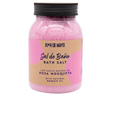 Flor De Mayo Sal De BaÑo Rosa Mosqueta 650 Gr