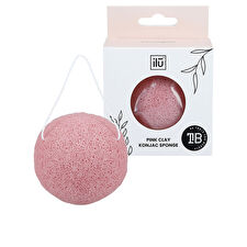 Ilū Konjac Sponge #pink Clay 1 U