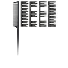 Lussoni Set Of Combs 500 Lot 5 Pz
