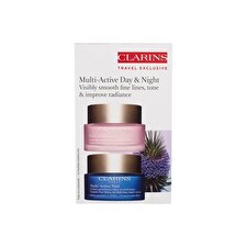 Clarins Set Clarins: Multi Active Jour Age-defying Day Cream For Face 50ml & Multi Active Hyaluronic Acid Hydrating Night Cream For Face 50ml