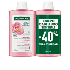 Klorane A La Peony Bio Soothing Shampoo Duo 2x 400ml