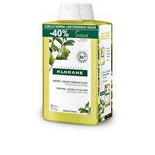Klorane A La Cidra Champú Ligero Para Cabello Normal/graso Duo 2x 400ml