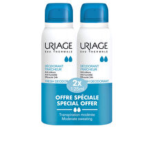 Uriage Fresh Deodorant Spray Pack 2x 125ml