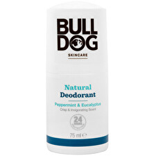 Bulldog Natural Deodorant Peppermint & Eucalyptus Crisp & Invigorating Scent 75ml