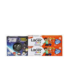Lacer Junior Dental Gel Strawberry Duo & Gift 2x 75ml 2 U