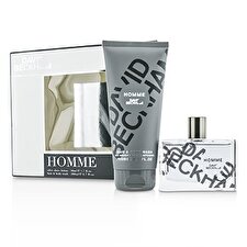 David Beckham Homme Coffret: After Shave Lotion 50ml/1.7oz + Hair & Body Wash 200ml / 6,7 Unzen 2ST