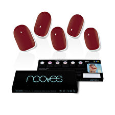 Nooves Gel Nail Films Midnight Rain Premium Luxe Solid #red 20 U