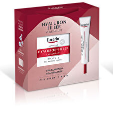 Eucerin Hyaluron Filler & Volume-lift Day Cream For Normal To Combination Skin 2-piece Set