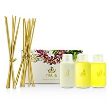 Malie Island Ambiance Reed Diffuser Coffret: Plumeria + Pikake + Koke'e 3x2oz