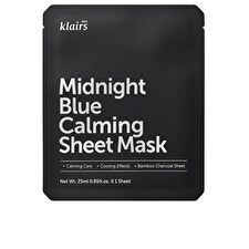 Dear, Klairs Sheet Mask 1pc - 2 Types - Midnight Blue Calming 25ml