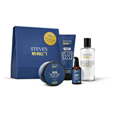Steve's Gift Set Shaving Box Blue Velvet