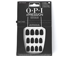 Opi Xpress/on Artificial Nails Iconic Shades #lady In Black 30 U