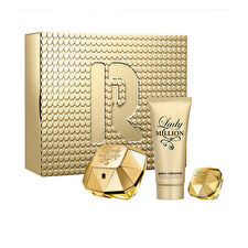 Paco Rabanne Lady Million Woman Set Eau De Parfum 80ml & Eau De Parfum 5ml & Body Lotion 100ml