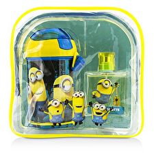 Air Val International Minions Coffret: Eau de Toilette Spray 50ml/1.7oz + Wasserflasche + Rucksack 2pcs + 1bag