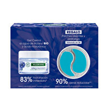 Klorane Organic Cornflower & Hyluronic Acid Face And Eyes Gel- Cream Case 2 Pcs