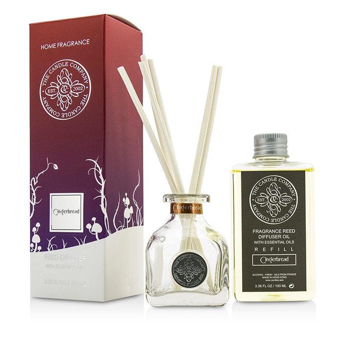 The Candle Company Reed Diffuser with Essential Oils Gingerbread