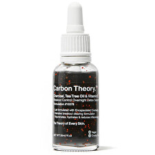 Carbon Theory Charcoal Tea Tree Oil & Vitamin E Breakout Control Overnight Detox Serum 30ml
