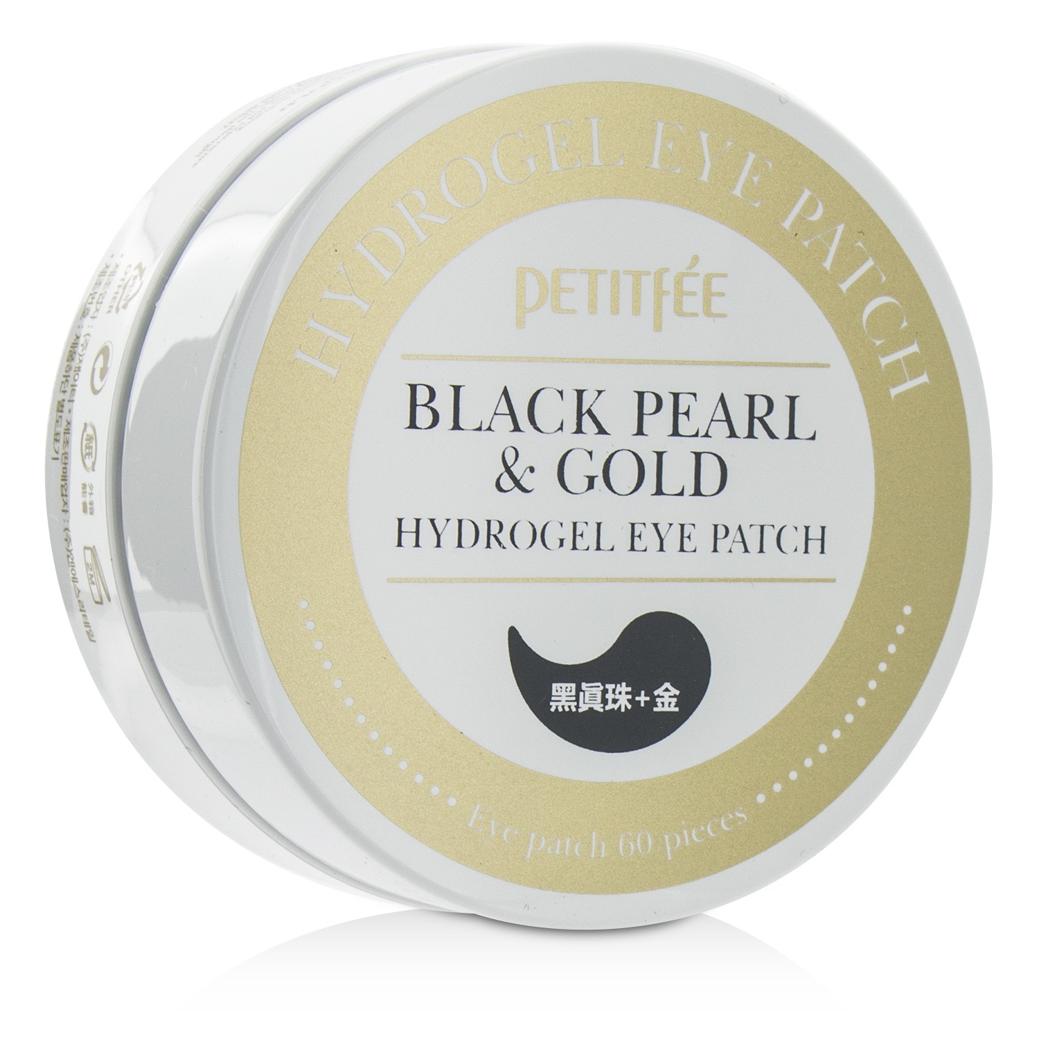Petitfee Black Pearl & Gold Eye Patch 60pcs - 60pcs (30pairs)