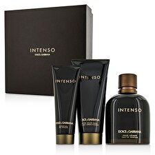 Dolce & Gabbana Intenso Coffret: Eau de Parfum Spray 125ml/4.2oz + After Shave Balm 75 ml / 2,5 Unzen + Duschgel 50 ml / 1,6 Unzen 3pcs