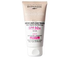 Byphasse Anti-aging Facial Cream With Color Spf50+ #light 50ml