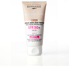 Byphasse Anti-aging Facial Cream With Color Spf50+ #bronze 50ml