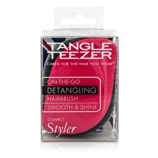Tangle Teezer Compact Styler On-The-Go Detangling Hair Brush - # Rosa Sizzle 1pc