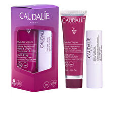 Caudalie The Des Vignes Set Hand & Nail Cream 30ml/lip Care 4 5gr 30ml