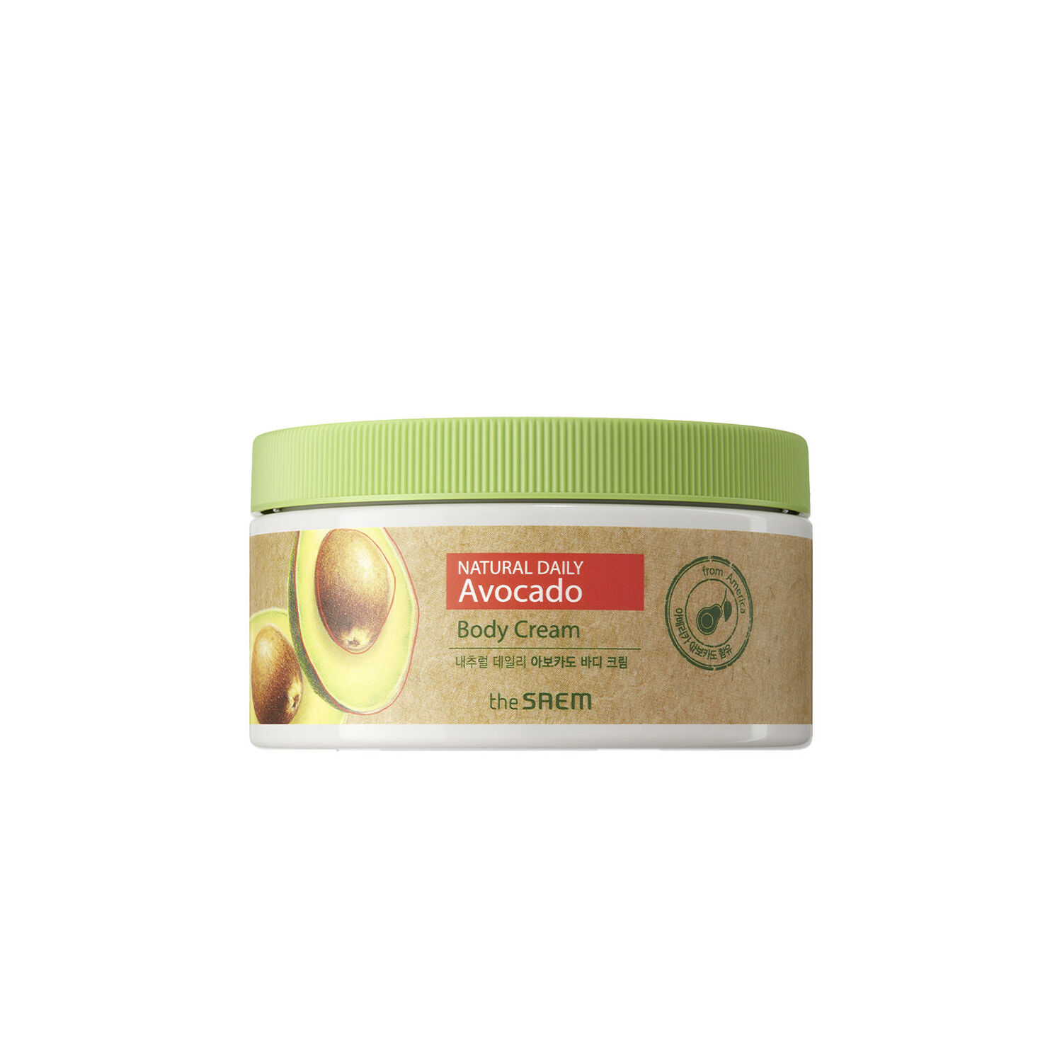 Natural Daily Avocado Body Cream - 300ml