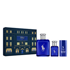 Ralph Lauren Polo Blue Eau De Toilette Refillable Spray 120ml/4.2oz & Eau De Toilette Refillable Spray 30ml/1.4oz & Deodorant Stick 60ml/2.6oz
