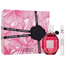 Viktor & Rolf Flowerbomb Ruby Orchid Gift Set Eau De Parfum 100ml And Miniature Eau De Parfum 10ml 100ml