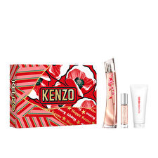 Kenzo Set Kenzo: Flower Ikebana Sakura Eau De Parfum For Women 75ml & Flower Ikebana Sakura Eau De Parfum For Women 10ml & Flower Ikebana Sakura Hydrating Body Lotion 75ml