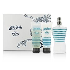 Jean Paul Gaultier Le Beau Male Coffret: Eau de Toilette Spray 125ml/4.2oz + All-Over-Duschgel 75 ml / 2,5 Unzen + After Shave Balm 30 ml / 1 Unze (weißer Kasten) 3pcs