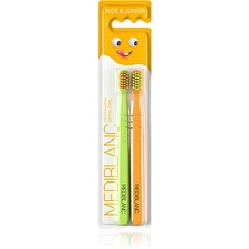 Mediblanc Kids Ultra Soft Zelená/oranžová - Dětský Zubní Kartáček 2 Ks