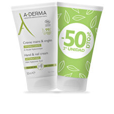 A-derma Essential Range Moisturizing Hand And Nail Cream Pack Of 2x 50ml
