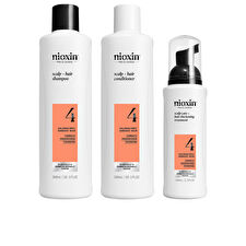 Nioxin System 4 - Kit - Treatment For Colored Hair With Advanced Thinning 3 Units