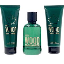 Dsquared2 Green Wood Gift Set Eau De Toilette 100ml Shower Gel 100ml And Aftershave Balm 100ml 100ml
