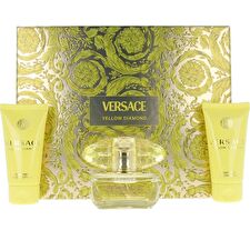 Versace Yellow Diamonds Gift Set Eau De Toilette 50ml Shower Gel 50ml Yellow Diamonds And Yellow Diamonds Body Lotion 50ml 50ml