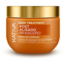 Kativa Post Brazilian Straightening Deep Treatment - Hloubkově Regenerační Maska Po Narovnání Vlasů Keratinem 300ml