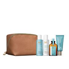 Moroccanoil Set Moroccanoil: Volume Paraben-free Hair Shampoo Shine & Body 70ml & Volume Paraben-free Hair Conditioner Moisture & Volume 70ml & Hydration Hair Oil Treatment Hydrating 25ml & Fragrance Originale Hyaluronic Acid Nourishing Hand Cream 40ml