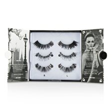 Eylure The London Edit False Lashes Multipack - # 121, # 117, # 154 (Adhesive Included) 3pairs