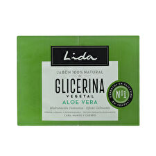 Lida 100% Natural Soap Glycerin And Aloe Vera Set 2x 125 Gr