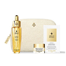 Guerlain Set Guerlain: Abeille Royale Replumping Oil For Face & Neck 30ml & Abeille Royale Honey Age-defying Day Cream For Face 7ml & Abeille Royale Double R Anti-ageing Day & Night Serum For Face & Neck 0.6ml